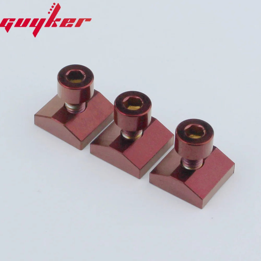 Titanium Nut Clamping Screw Set (3) - RED - FU-Tone